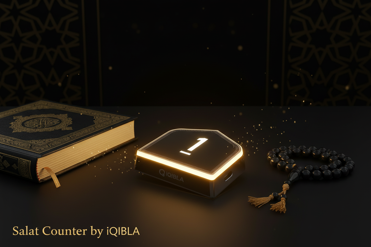 Compteur de Prières iQIBLA - Bannière Hero